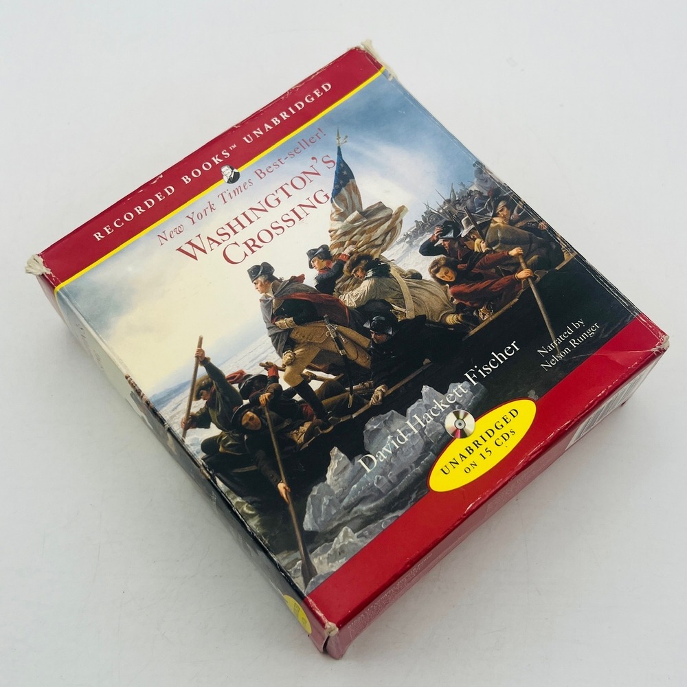 Washington's Crossing David Hackett Fischer Audiobook 15‎ CD Unabridged History